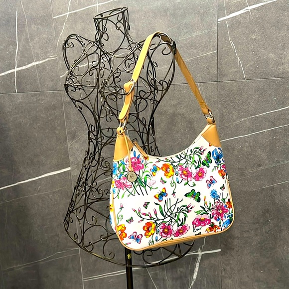 Handbags - Fashion purse from America EUC with flowers and butterfly